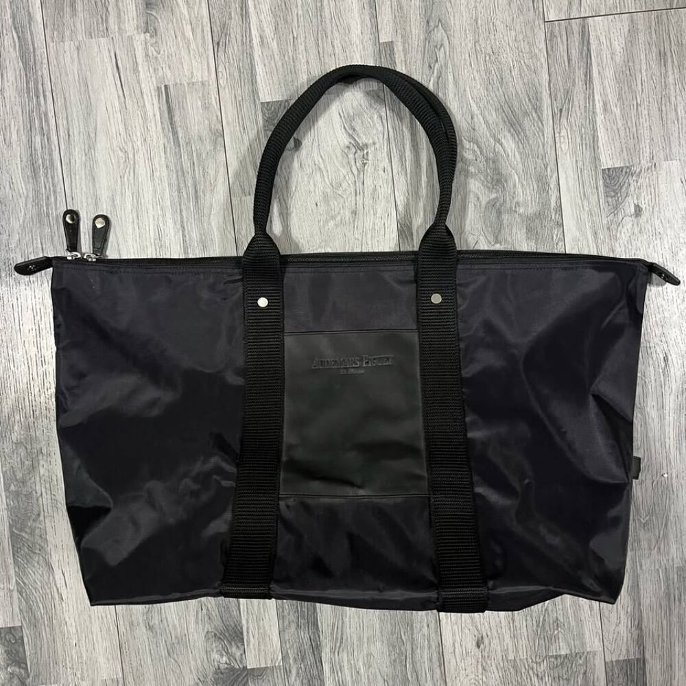 Authentic Audemars Piguet Luxury Travel Bag Black Leather Trim